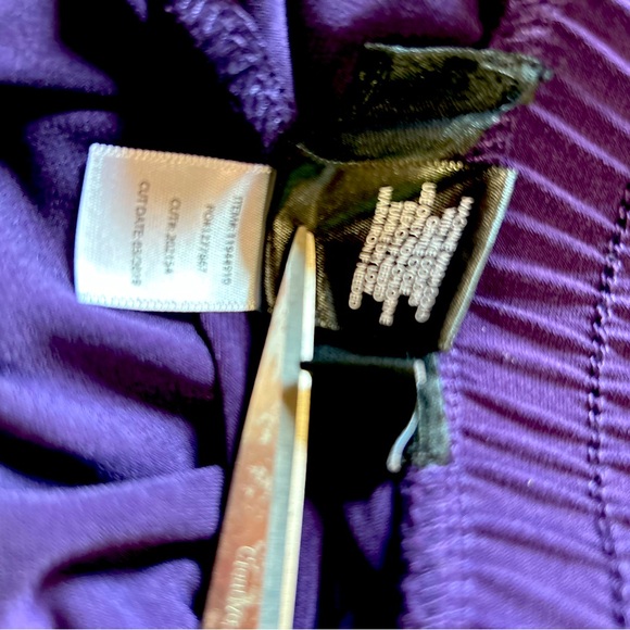 Torrid Crepe High Rise Wide Leg Pants Size 6 Dark Purple - Picture 4 of 7